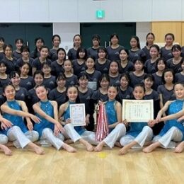 第40回東京都中学校ダンス競技会新人大会 既成作品「カノン」第１位