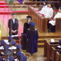 第135回高等学校卒業式が行われました。