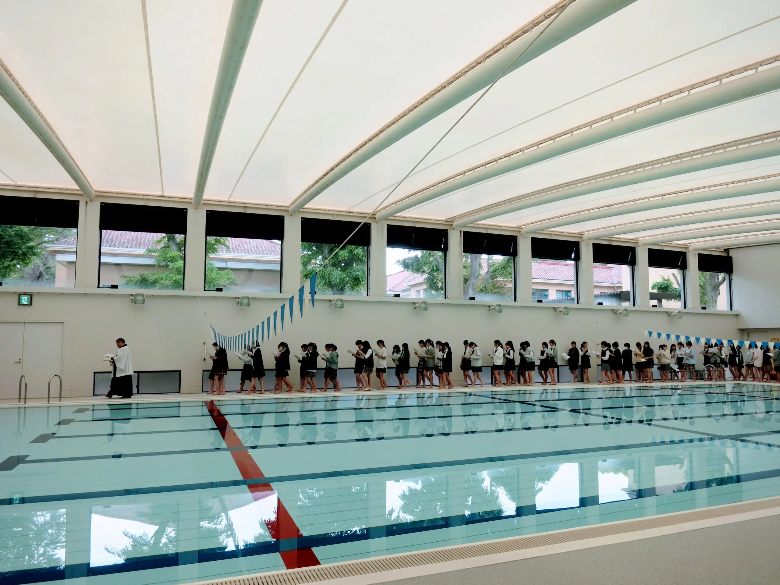 中学 プール プール開きが行われました。 | 立教女学院中学校・高等学校