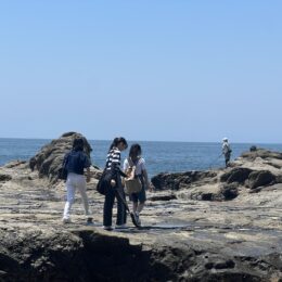 中高科学部　江の島に行きました