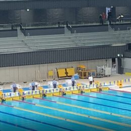 高校水泳部　東京都高等学校新人水泳競技大会 高2選手　50m平泳ぎ　4位入賞