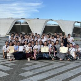 中学校ダンス部　7/23、24に行われた創作ダンスコンクール・ダンス選手権大会において、いずれも３連覇を果たしました！