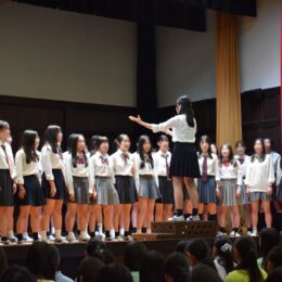 高校土曜集会 合唱交歓会が行われました